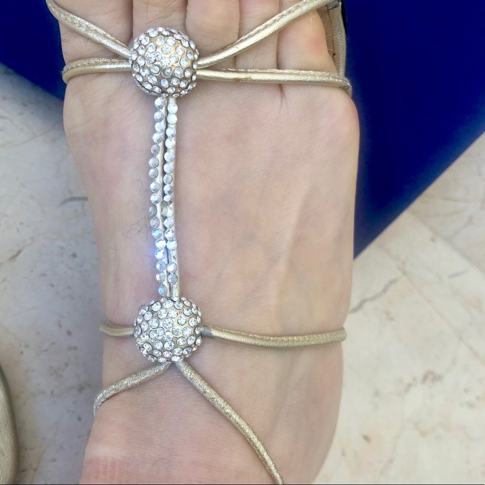 Stuart Weitzman Light gold sandals